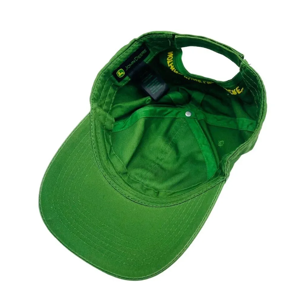 Green John Deere Trucker Farmer Hat Baseball Cap Cotton Strap Back